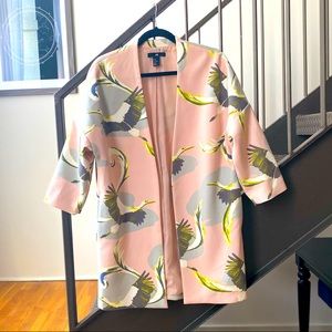 Beautiful & Unique Crane Print Jacket